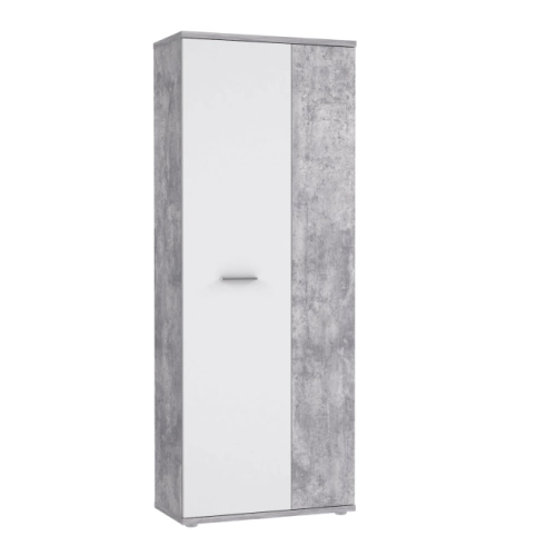 Szafa na buty Beton/Biały